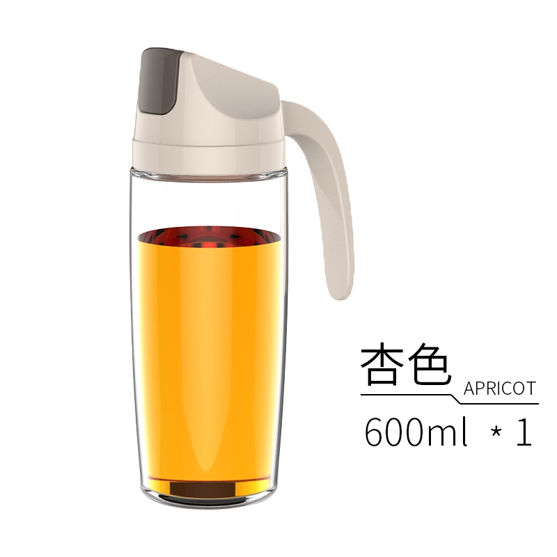 家用大号玻璃油壶防漏油罐带盖油瓶厨房用品...